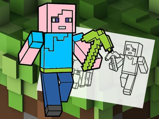 Minecraft Fun Coloring Book